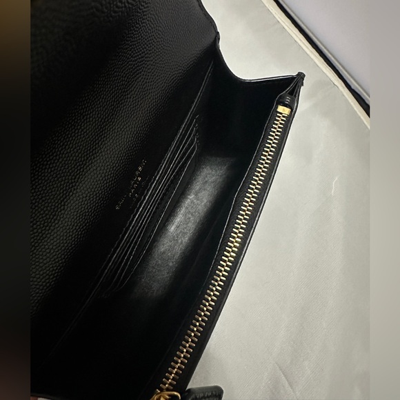 Saint Laurent Kate Belt Bag in Black Grain Leather - Picture 7 of 8